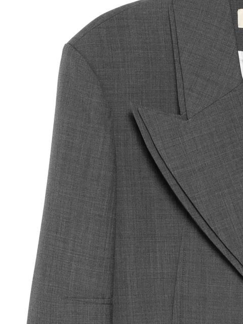 SHUSHU/TONG peak-lapel blazer - Grey