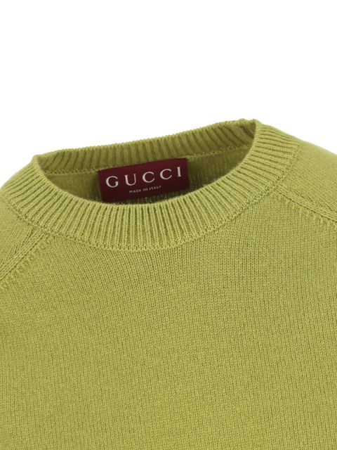 Gucci embroidery sweater - Green