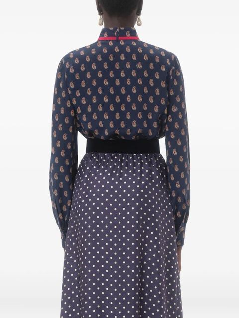 Valentino Garavani Voyage Imaginaire-print shirt - Blue