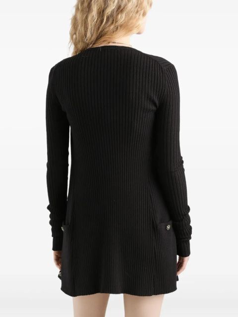 Dolce & Gabbana button ribbed cardigan - Black