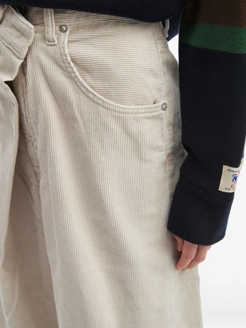 AGOLDE Corduroy Pleated Denim - Neutrals