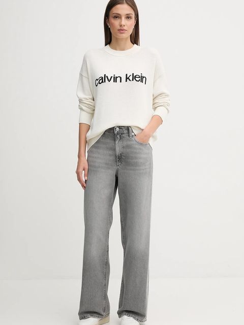 Calvin Klein Jeans sweter bawełniany - zdjęcie produktu nr 1