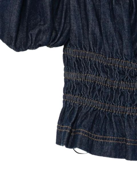 Reformation Aliya denim top - Blue