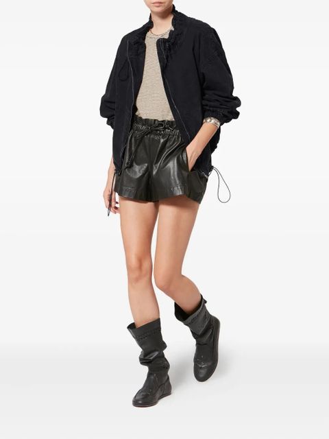 MARANT ÉTOILE Plume cotton jacket - Black