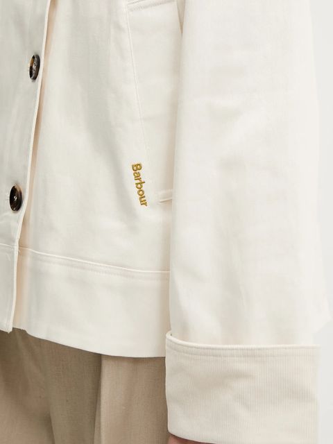 Barbour kurtka ABBEY kolor beżowy przejściowa LCA0362