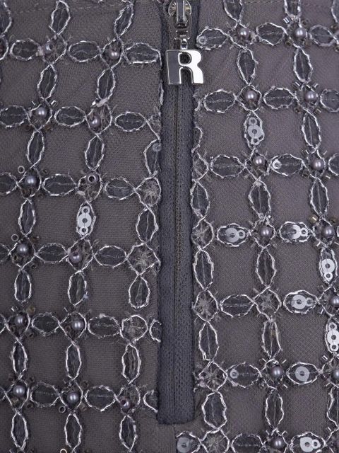 ROTATE BIRGER CHRISTENSEN sequin-embellished mini skirt - Grey