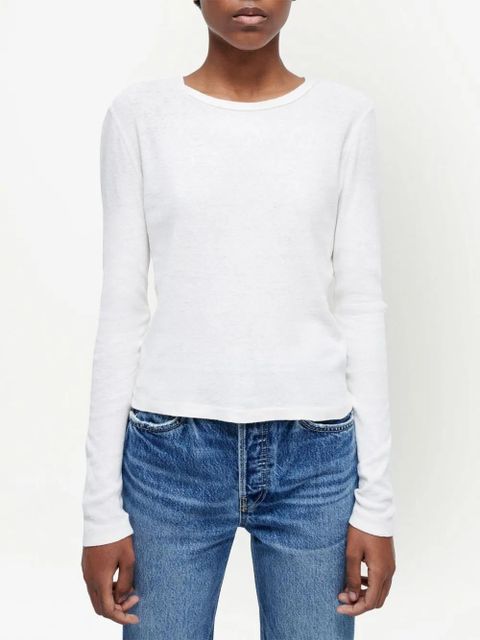 RE/DONE 90s Baby long-sleeve T-shirt - White