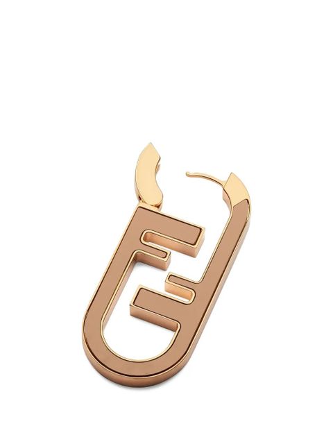 FENDI O'Lock logo-plaque earring - Pink - zdjęcie produktu nr 2