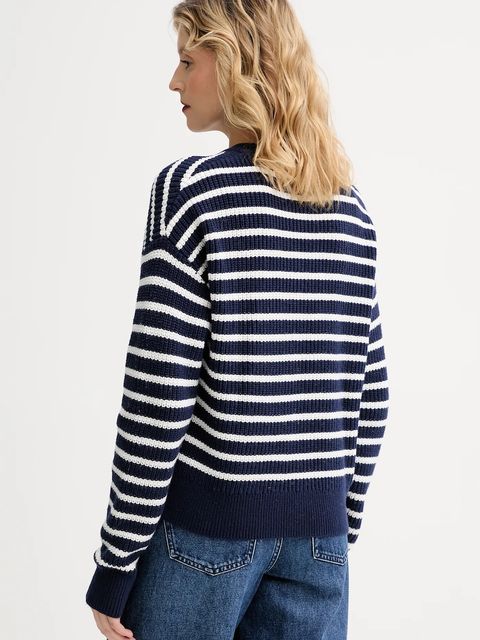 Levi's sweter z domieszką wełny damski kolor granatowy ciepły 0037O - zdjęcie produktu nr 2