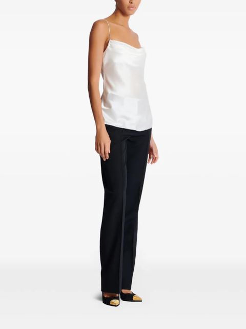 Balmain draped satin top - White - zdjęcie produktu nr 2