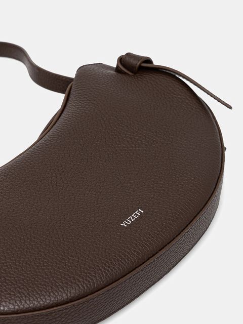 Yuzefi torebka skórzana FORTUNE COOKIE kolor brązowy YUZCO-HB-FC-L038