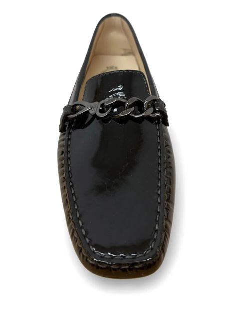 Tod's Gommino chain-detail loafers - Black - zdjęcie produktu nr 2