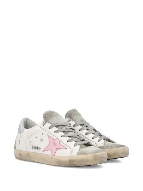 Golden Goose Super-Star leather trainers - White