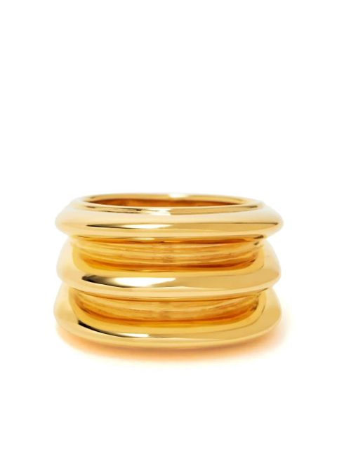 Missoma Triple Ridge ring - Gold