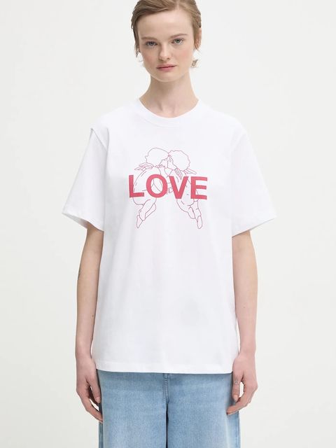 Fiorucci t-shirt bawełniany Kissing Angels Love Print Regular - zdjęcie produktu nr 2
