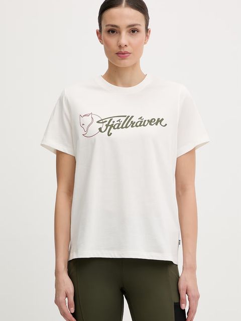Fjallraven t-shirt damski bawełniany Archive - zdjęcie produktu nr 1
