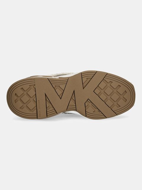 MICHAEL Michael Kors sneakersy skórzane Toni damskie kolor brązowy 43F5TRFS3L.297