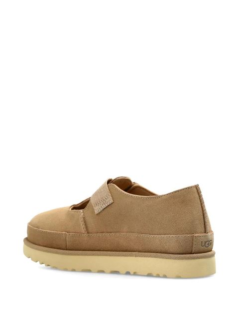 UGG Goldenstar Mary Jane strap detail loafers - Brown