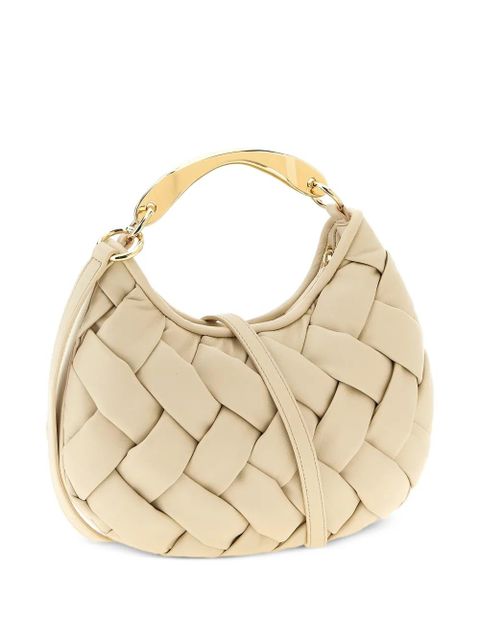 TWINSET Weaved leather-effect tote bag - Neutrals - zdjęcie produktu nr 2