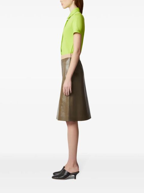 Tod's turn-up cuff polo top - Green - zdjęcie produktu nr 2