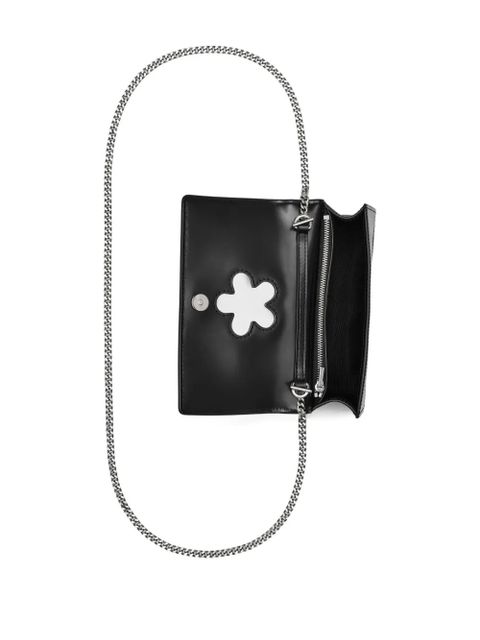 Marc Jacobs mini The Mirror leather cross body bag - Black
