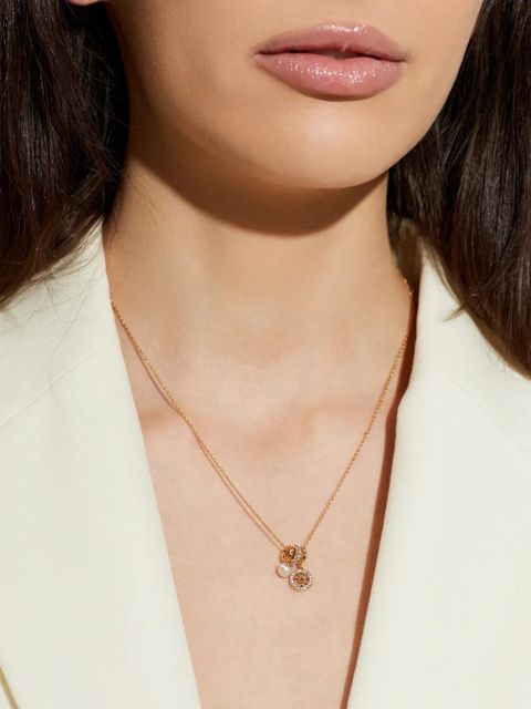 Tory Burch Icon Pavé Charm Pendant necklace - Gold - zdjęcie produktu nr 2