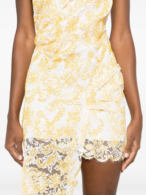 Christopher Esber Floating mini dress - Yellow