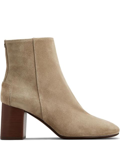 Tod's 70mm leather boots - Neutrals - zdjęcie produktu nr 1