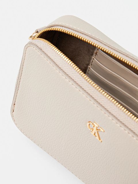 Calvin Klein torebka kolor beżowy LV04K1086G