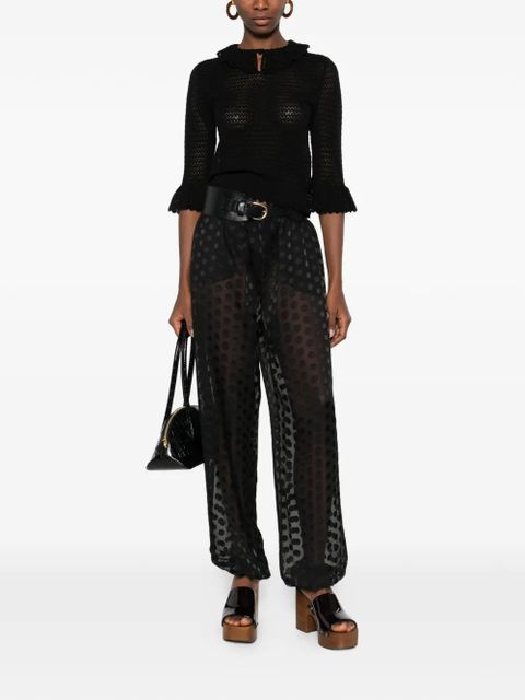 Chloé crochet top - Black