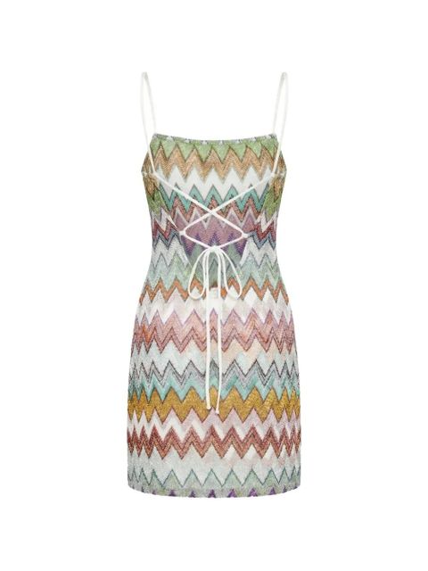 Missoni zig-zag mini dress - White - zdjęcie produktu nr 2