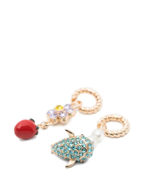 Essentiel Antwerp crystal-embellished earrings - Gold