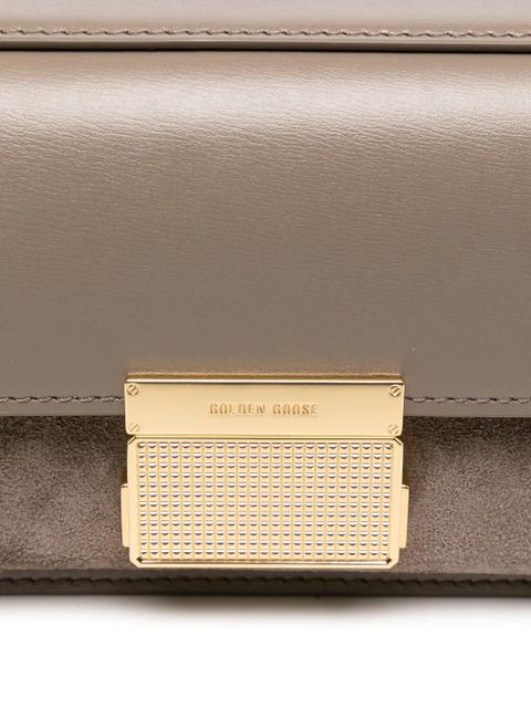 Golden Goose small Venezia suede-panelled tote bag - Neutrals