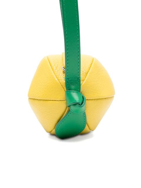 Hereu lemon-design mini clutch bag - Yellow