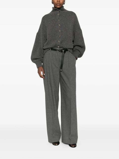 KHAITE buttoned cardigan - Grey