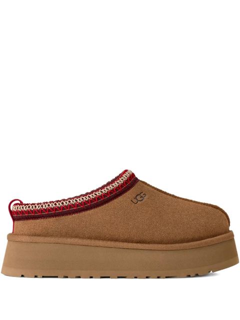 UGG Tazz platform-sole embroidered loafers - Brown - zdjęcie produktu nr 1