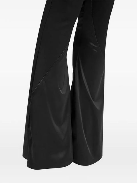 Manière De Voir cut-out satin jumpsuit - Black