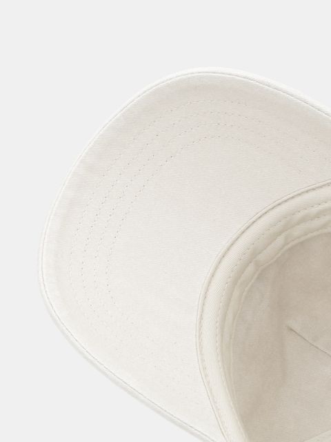 Patrizia Pepe czapka z daszkiem bawełniana kolor beżowy 8F0108 A708