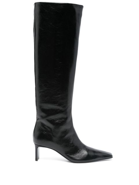 KHAITE 55mm Ona knee-high boots - Black - zdjęcie produktu nr 1