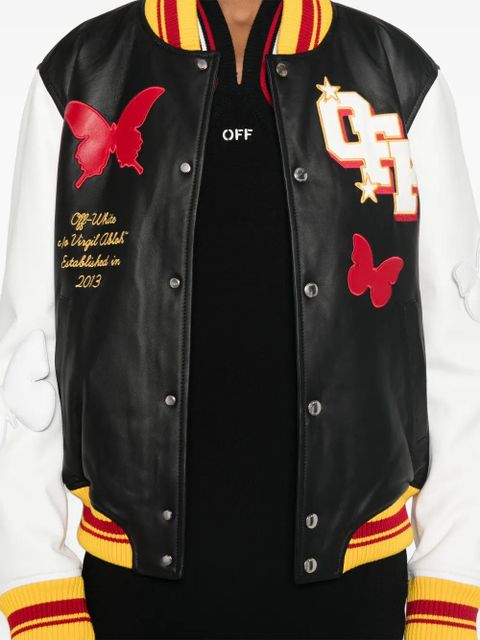Off-White 2013 varsity jacket - Black