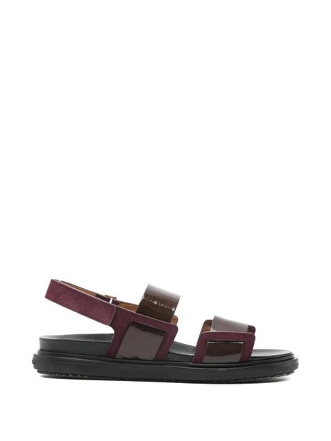 Marni strap leather sandals - Brown - zdjęcie produktu nr 1
