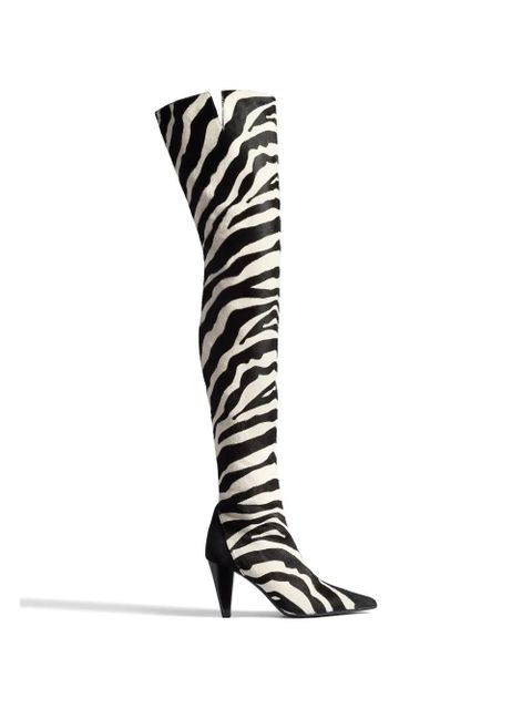 KHAITE Harvey over-the-knee high boots - White - zdjęcie produktu nr 1