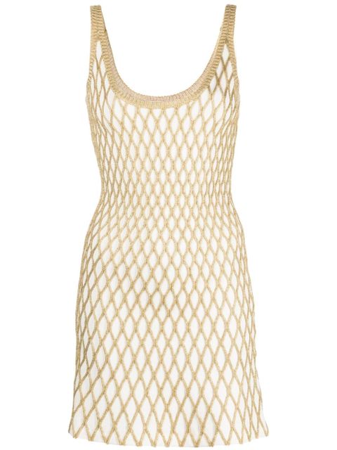 Valentino Garavani scoop-neck sleeveless dress - White - zdjęcie produktu nr 1