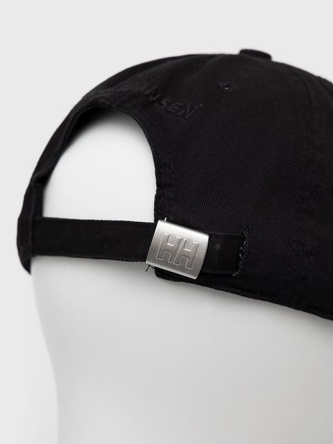 Helly Hansen czapka kolor czarny z aplikacją 38791-597