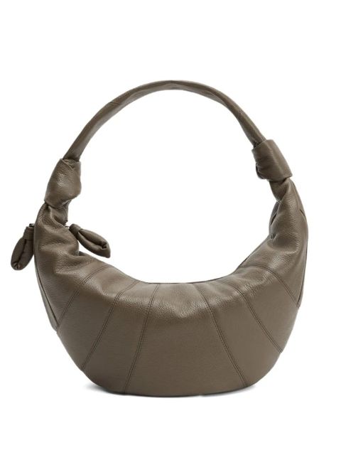 LEMAIRE Fortune Croissant knotted panelled shoulder bag - Green - zdjęcie produktu nr 1