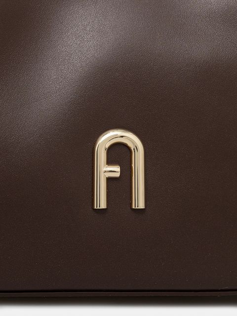 Furla torebka skórzana kolor brązowy WB00782.AX0733.4284S