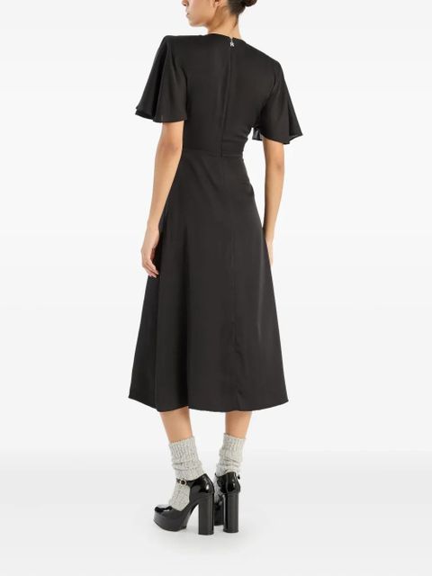 ROTATE BIRGER CHRISTENSEN chiffon midi dress - Black - zdjęcie produktu nr 2