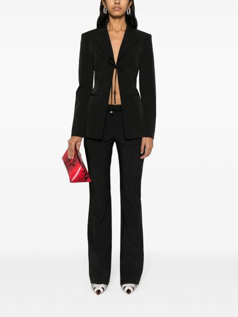 Blumarine Monopetto single-breasted blazer - Black