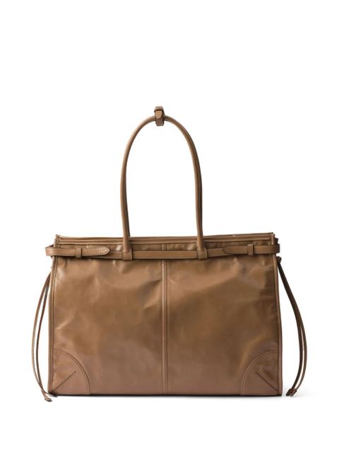 Prada large Bonnie tote bag - Brown - zdjęcie produktu nr 2