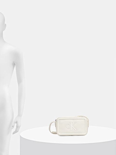 Calvin Klein torebka kolor biały LV04F3220G